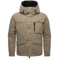 Stone Harbour Winterjacke Yorchii XX Herren Outdoorjacke mit Fleece-Innenfutter braun XL (54)