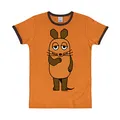 Logoshirt® TV I Die Sendung mit der Maus I Maus I T-Shirt Print I Damen & Herren I kurzärmlig I orange I Lizenziertes Originaldesign I Größe XS