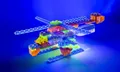 Hubschrauber Leuchtbaustein Licht Baustein LIGHT BRICK 4 in 1 Heli LASER PEGS