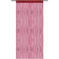 Bestlivings Fadenvorhand Fadengardine Vorhang Gardine Rot  140 cm x 250 cm