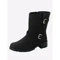 Sheego Bikerboots Stiefel schwarz 38