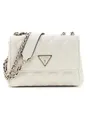 GUESS Giully II Mini Compound Convertible Flap Bag Cream White