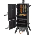 El Fuego Gas-Räucherofen Portland XL, BxTxH: 64x50x127,5 schwarz