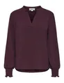 ONLY Onlmette V-Neck Ls Smock Top Noos WVN