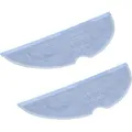 kwmobile 2x Wischtücher kompatibel mit Roborock S7 / S7+ / T7S / S7 Max / T7S Plus / G10 - Ersatz Wischtuch Set - Zubehör für Saugroboter - - Blau