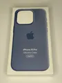 Apple Silikon Case mit MagSafe für iPhone 15 Pro - Winterblau