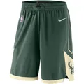 Nike MILWAUKEE BUCKS Basketball-Shorts Herren in fir-flat opal-white, Größe L