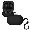 kwmobile Hülle kompatibel mit Samsung Galaxy Buds 2 Pro/Buds 2 / Buds Live Hülle - TPU Case - Schutzhülle für Kopfhörer - Cover in Schwarz