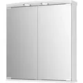 Jokey Spiegelschrank Ampado 60 cm Weiß Hochglanz LED Licht