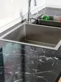 HomeBella Küchentapete Abwaschbare Tapete selbstklebend Feuchtigkeitsresistent DIY Wanddesign