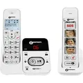 Geemarc PACK Mobility 295 Schnurloses Seniorentelefon Anrufbeantworter Foto-Tasten - Anrufbeantworter - Weiß