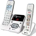 Geemarc PACK Mobility 295 Schnurloses Seniorentelefon Anrufbeantworter, Foto-Tasten Beleuchtetes Display Weiß (PACK Mobility 295)