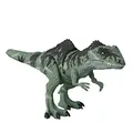 JURASSIC WORLD Strike 'N Roar Giganotosaurus - Dinosaurier-Figur, 54 cm groß, Beißbewegung, Brüllen, Filmgetreue Details, Augmented Reality mit Facts App, für Kinder ab 4 Jahren, GYC94