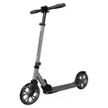 Hudora Kinderroller Scooter höhenverstellbar Aluminium 200mm Räder - Schwarz