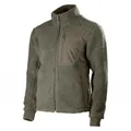 Mil-Tec BEARFORCE Kälteschutzjacke Teddy Fleece • Outdoor Fleecejacke Herren • Warmes Sherpa-Fleece mit Innenfutter & Softshell-Einsätzen • Hoher Kragen & Reißverschlusstaschen • Oliv/Schwarz, S–3XL
