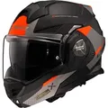 LS2 FF901 Advant X Oblivion Klapphelm, schwarz-grau-silber, Größe XS für Männer