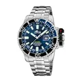 Lotus Herren Analog Uhr Edelstahl 316L Silber - Quarz - Kalender - Saphirglas - 30 ATM Wasserdicht 18938/3 Diver