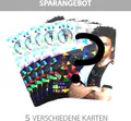 REWE WM 2022 Sammelkarten - 5 verschiedene GLITZER Karten