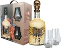Padre azul Tasting Set Tequila Reposado 40% • Premium Tequila Made in Mexico • Sehr weicher Reposado für den puren Genuss in Geschenkpackung inklusive zwei Gläser (1 x 0.7 l)