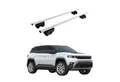 OMAC Dachträger Dachträger für Jeep Compass III J4U ab 2026 75kg Silber 2 tlg (2-St), Wasserbeständig,Abnehmbar,Multifunktional,Leichtgewichtig