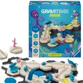 Ravensburger GraviTrax Junior Starter-Set S Ocean - Erweiterbare Kugelbahn für Kinder, Murmelbahn aus umweltfreundlichen Materialen mit Themenwelten, Konstruktionsspielzeug ab 3 Jahren