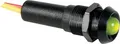 Seder Groupe - 12VBG - LED-Signalleuchte 12V grün- schwarzes Gehäuse