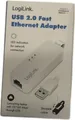 LogiLink USB 2.0 zu Fast Ethernet RJ45 Adapter Kabel Zubehör Netzwerkadapter