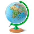 Räthgloben Kinder-Leuchtglobus, 25cm D, 35cm H, Blau , mit Begleitheft Neu OVP