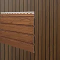 Fassadenverkleidung Canadian Siding MAX3Fronto Rhombus Profil 2,95m walnussbraun