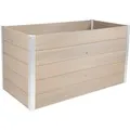 Dobar Hochbeet WPC 146 cm x 70 cm x 75 cm Silbergrau