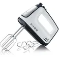 Severin Handmixer HM 3830, 400 Watt, weiß, inkl. Rührbesen und Knethaken