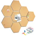 Corkboard 8 Stück Selbstklebend Wavy Edges 40 Pins