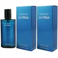 Davidoff Cool Water Man - Men 2 x 75 ml Eau de Toilette EDT