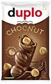 Duplo Chocnut – Schokoriegel mit drei ganzen Haselnüssen, knuspriger Waffel & feiner Haselnusscreme – 1 Packung mit 5 einzeln verpackten Riegeln (5 x 26 g)