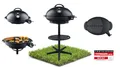 Steba VG 350 BIG Barbecue Säulengrill mit Haube grau