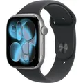 Apple Watch Series 11 46 mm Grau Sportarmband S/M