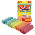 Mikrofasertücher Spontex 10 Stück bunt Allzwecktücher 1 Packung Reinigungstücher