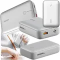 Aukey Powerbank Spark Mini 20000mAh 20W USB-C/USB-A weiß - Silber