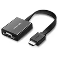 Ugreen Adapter HDMI - VGA Micro USB / Audio 3,5 mm Miniklinke schwarz