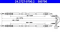 ATE 24.3727-0790.2 Cable, parking brake for OPEL,VAUXHALL