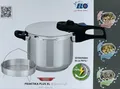 ELO Schnellkochtopf Energiespartopf PLUS Praktika  XL 6 Liter inkl. Einsatz Ø 22