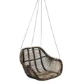 Van der Leeden Hängesessel, Rattan, Gelb, Max. 110 kg, 66 x 65 cm