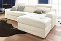exxpo - sofa fashion Ecksofa Lotos, bequem und funktionell, Federkern, Breite 242cm, L-Form, mit Kopf- bzw. Rückenverstellung, wahlweise mit Bettfunktion
