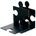HAN Buchstützen PUZZLE schwarz 12,3 x 14,2 x 17,1 cm, 2 St.