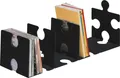 HAN-Bürogeräte Briefablage CD/Buchstütze Puzzle im 2er-Pack schwarz
