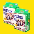 2 x FUJI Instax Wide Film für FUJI Instax 210 Kamera für 40 Aufnahmen :NEU: