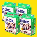 4 x FUJI Instax Wide Film für FUJI Instax 210 Kamera für 80 Aufnahmen :NEU: