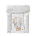 Ceba Baby® weiche Wickelauflage 50x70 cm - Baby Wickelunterlage - Wickeltischauflage für Junge und Mädchen - Wasserdicht, abwaschbar - OEKO-TEX® Standard 100 - Made in EU - Elefant