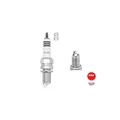 NGK 6546 DCPR8EIX Zündkerze für Aveo Spark 3 Punto Brava Bravo Marea MF3 Y Z3 Z4