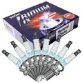 8er Angebots-Set: Zündkerze NGK DCPR8EIX, [6546] Iridium